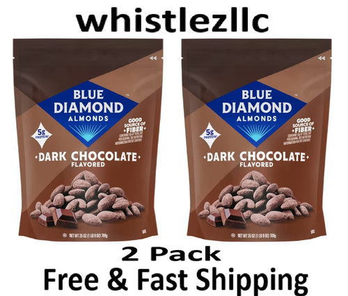 Blue diamond almonds - blue,